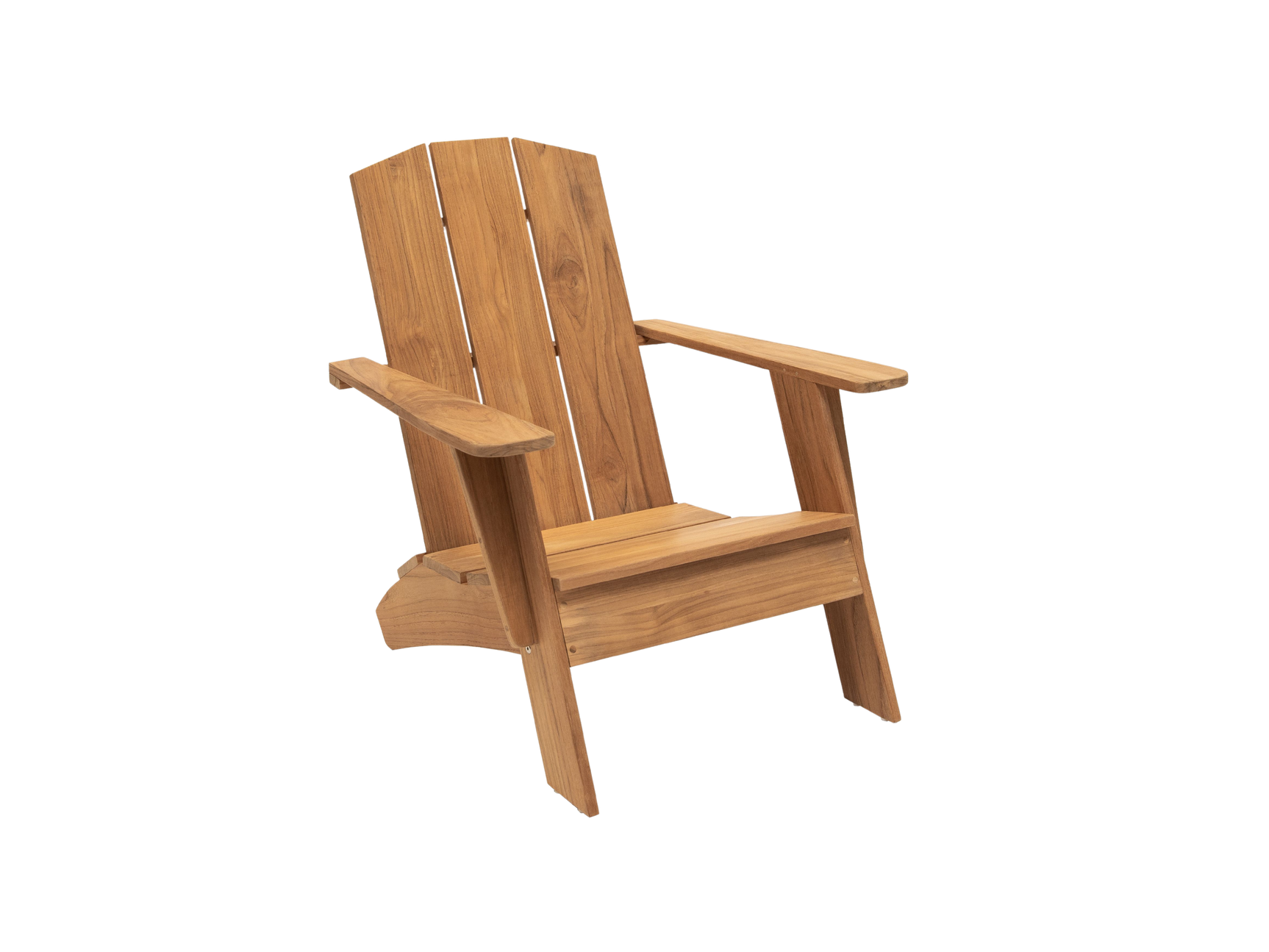 Bainbridge 3-Piece Teak Outdoor Adirondack Lounge Set - Ornate Home