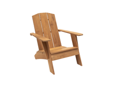 Bainbridge Teak Outdoor Adirondack Lounge Chair - Ornate Home