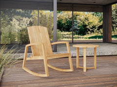 Bainbridge Teak Outdoor Rocking Armchair - Ornate Home