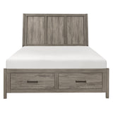Bainbridge Weathered Gray 4-piece Queen Bedroom Set - Ornate Home