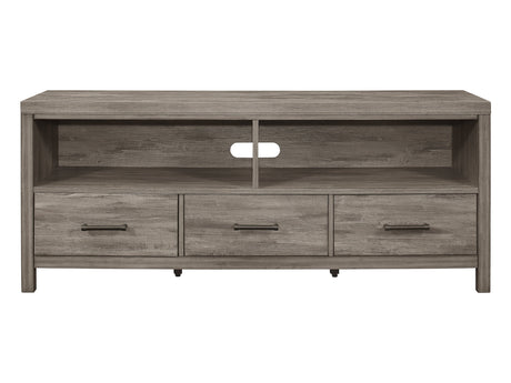 Bainbridge Weathered Gray 66" TV Stand - Ornate Home