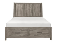 Bainbridge Weathered Gray California King Platform Bed - Ornate Home