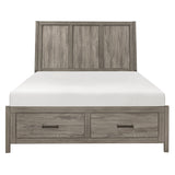 Bainbridge Weathered Gray California King Platform Bed - Ornate Home