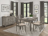Bainbridge Weathered Gray Dining Table - Ornate Home