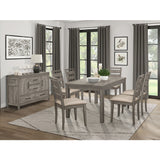 Bainbridge Weathered Gray Dining Table - Ornate Home