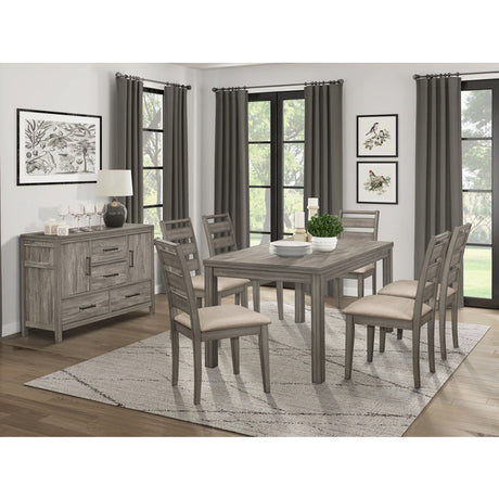 Bainbridge Weathered Gray Dining Table - Ornate Home