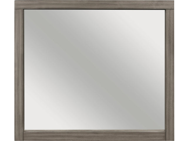 Bainbridge Weathered Gray Mirror - Ornate Home