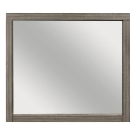 Bainbridge Weathered Gray Mirror - Ornate Home
