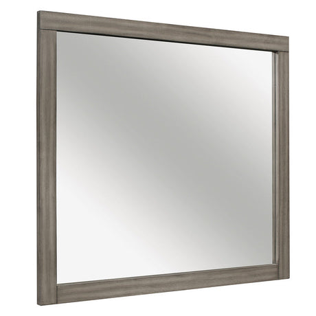 Bainbridge Weathered Gray Mirror - Ornate Home