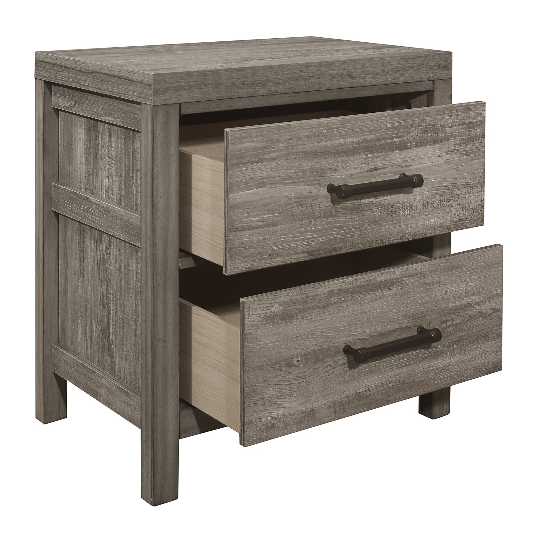Bainbridge Weathered Gray Nightstand - Ornate Home