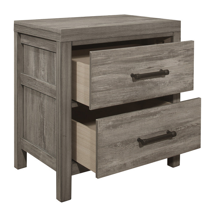 Bainbridge Weathered Gray Nightstand - Ornate Home