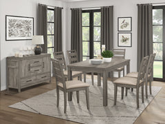 Bainbridge Weathered Gray Side Chair (Set of 2) - Ornate Home