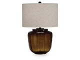 Bainmore Amber Glass Table Lamp (1/CN) (Online Special Price) - Ornate Home