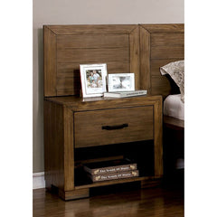 Bairro Reclaimed Pine Wood Nightstand Pier - Ornate Home