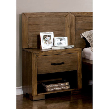 Bairro Reclaimed Pine Wood Nightstand Pier - Ornate Home