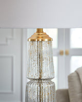 Bakersboro Clear/Gold Finish Table Lamp (Online Special Price) - Ornate Home