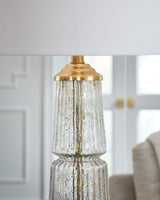 Bakersboro Clear/Gold Finish Table Lamp - Ornate Home
