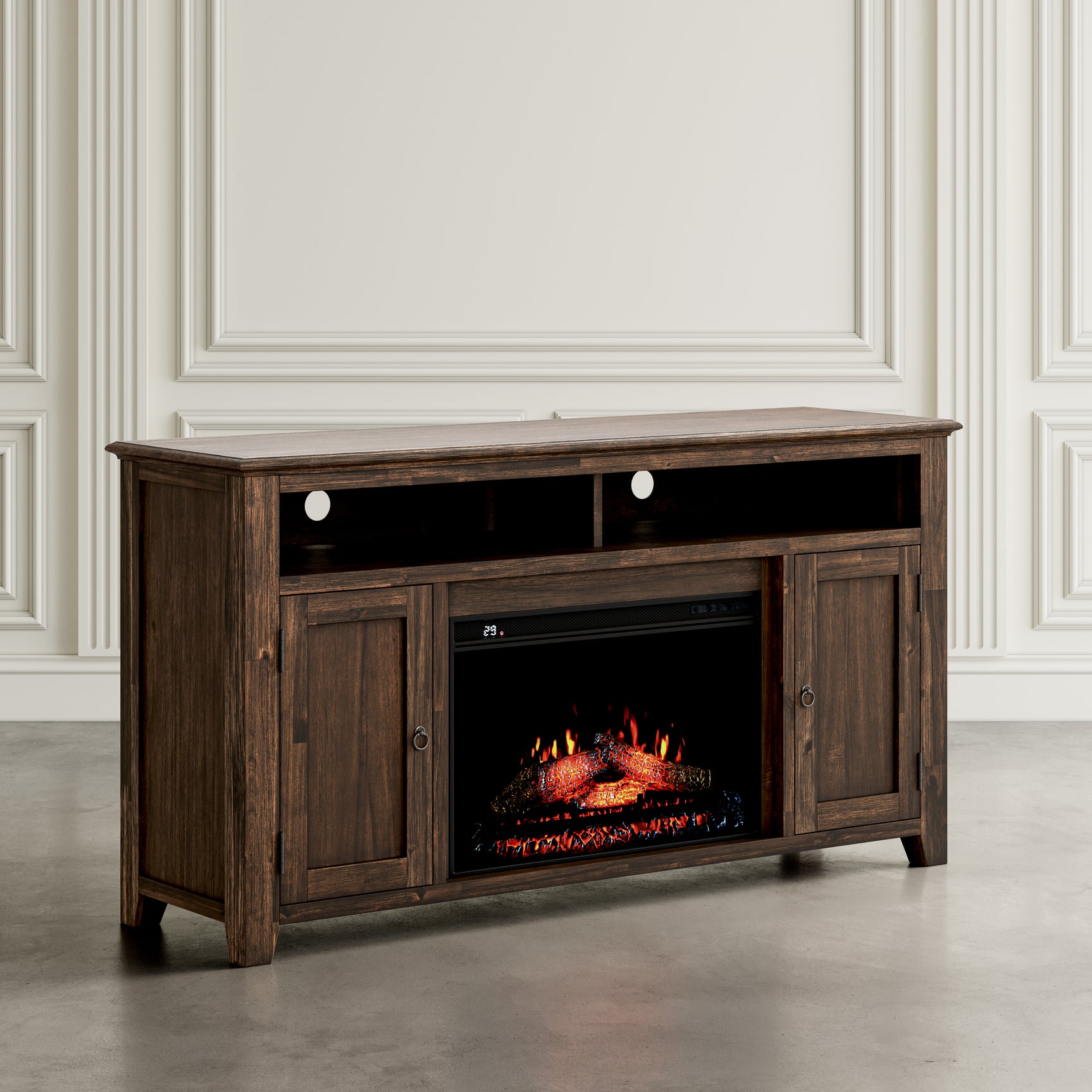 Bakersfield Bakersfield 60 Fireplace with Logset - Ornate Home