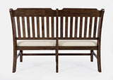 Bakersfield Brown/Cream Dining Bench - Ornate Home
