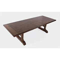 Bakersfield Brown/Cream Dining Table w/ 4 Chairs, Bench - Ornate Home