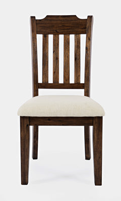 Bakersfield Brown/Cream Dining Table w/ 4 Chairs - Ornate Home