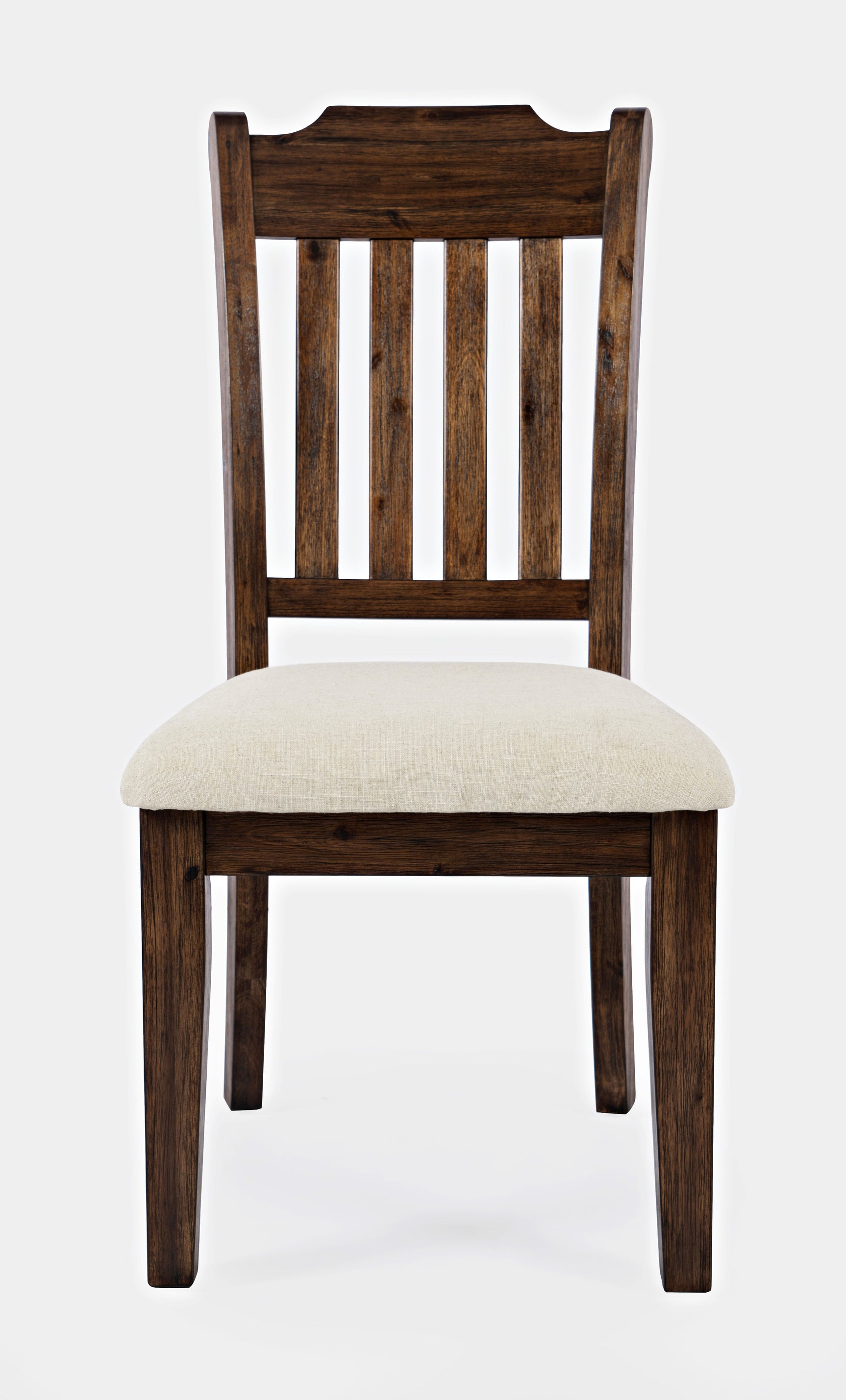 Bakersfield Brown/Cream Slatback Chair (Set of 2) - Ornate Home