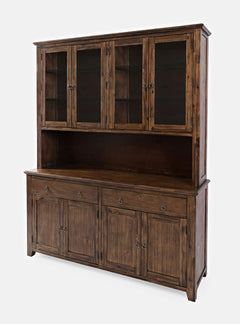 Bakersfield Brown Server Hutch - Ornate Home
