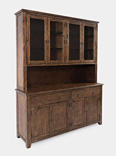 Bakersfield Brown Server Hutch - Ornate Home