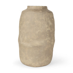 Bala Gray Large Paper Mache Vase - Ornate Home