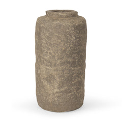 Bala Gray Small Paper Mache Vase - Ornate Home