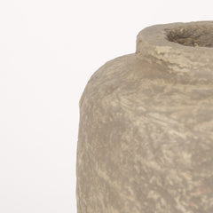 Bala Gray Small Paper Mache Vase - Ornate Home