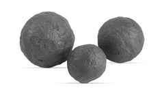 Balance Black Paper Mache Spheres (Set of 3) - Ornate Home