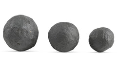 Balance Black Paper Mache Spheres (Set of 3) - Ornate Home