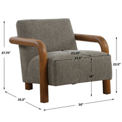 Balance Green Herb Accent Chair - Ornate Home