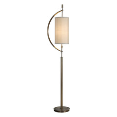 Balaour Antique Brass Floor Lamp - Ornate Home