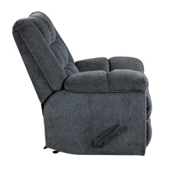 Baldwin Gray Rocker Reclining Chair - Ornate Home