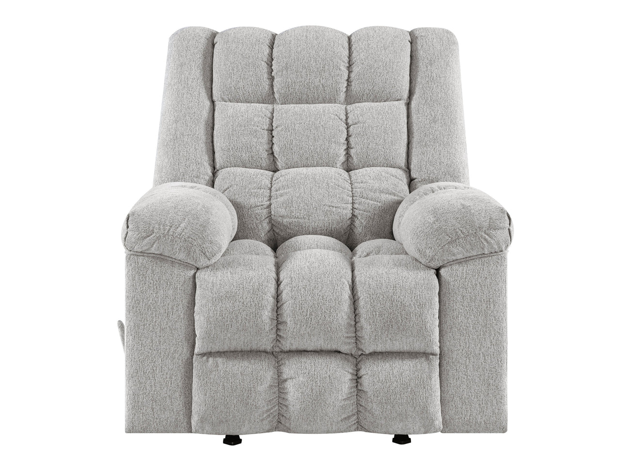 Baldwin Light Gray Rocker Reclining Chair - Ornate Home