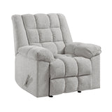 Baldwin Light Gray Rocker Reclining Chair - Ornate Home