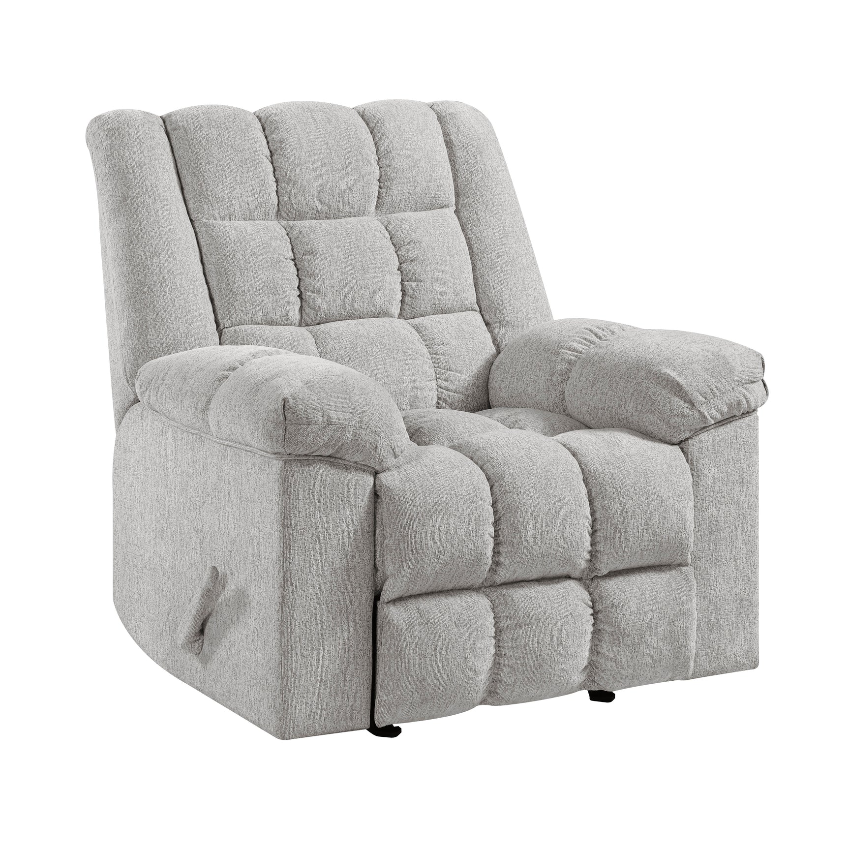 Baldwin Light Gray Rocker Reclining Chair - Ornate Home