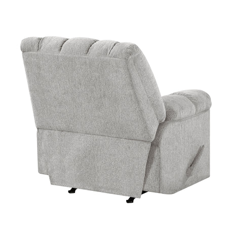 Baldwin Light Gray Rocker Reclining Chair - Ornate Home