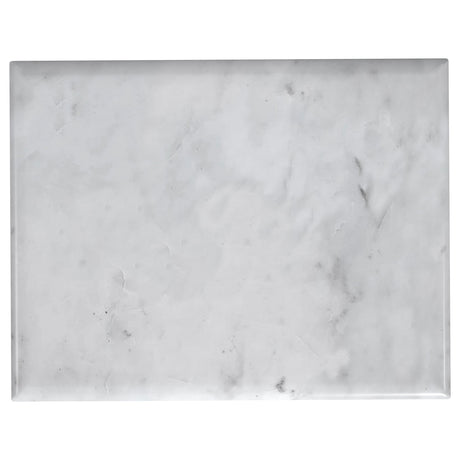 Baldwin White / Gold Rectangular Side Table - Ornate Home