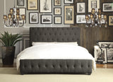 Baldwyn Charcoal California King Sleigh Bed - Ornate Home