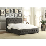 Baldwyn Charcoal California King Sleigh Bed - Ornate Home