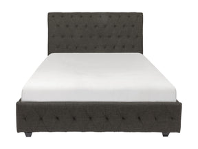 Baldwyn Charcoal Queen Sleigh Bed - Ornate Home