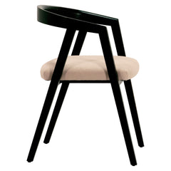Baler Black/Taupe Dining Chair - Ornate Home