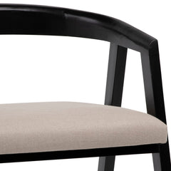 Baler Black/Taupe Dining Chair - Ornate Home
