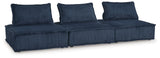 Bales Navy 3-Piece Modular Seating - Ornate Home