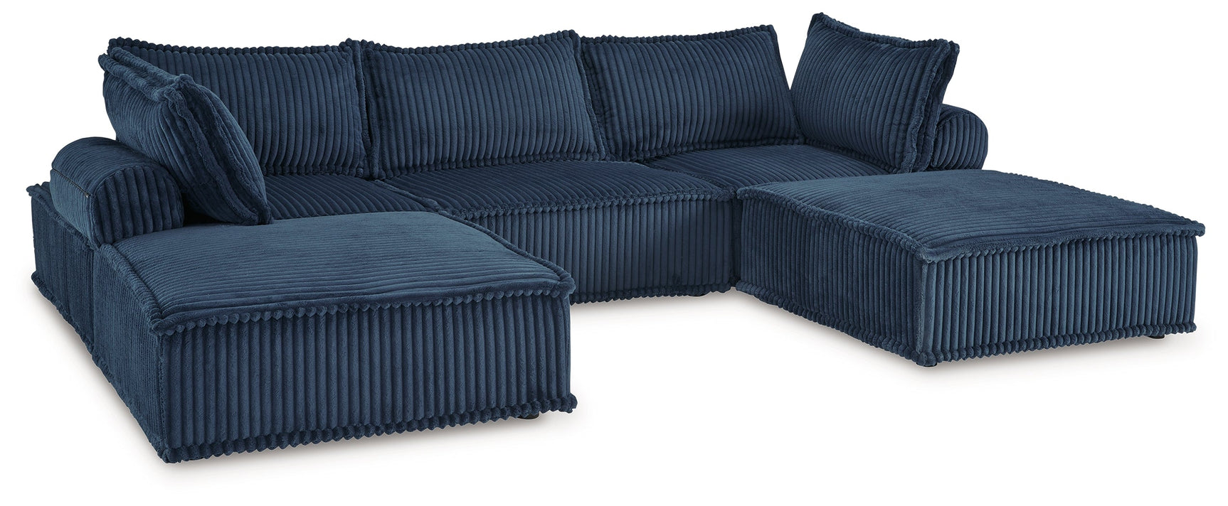 Bales Navy 5-Piece Modular Seating - Ornate Home