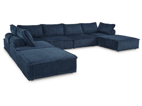 Bales Navy 7-Piece Modular Seating (Online Special Price) - Ornate Home