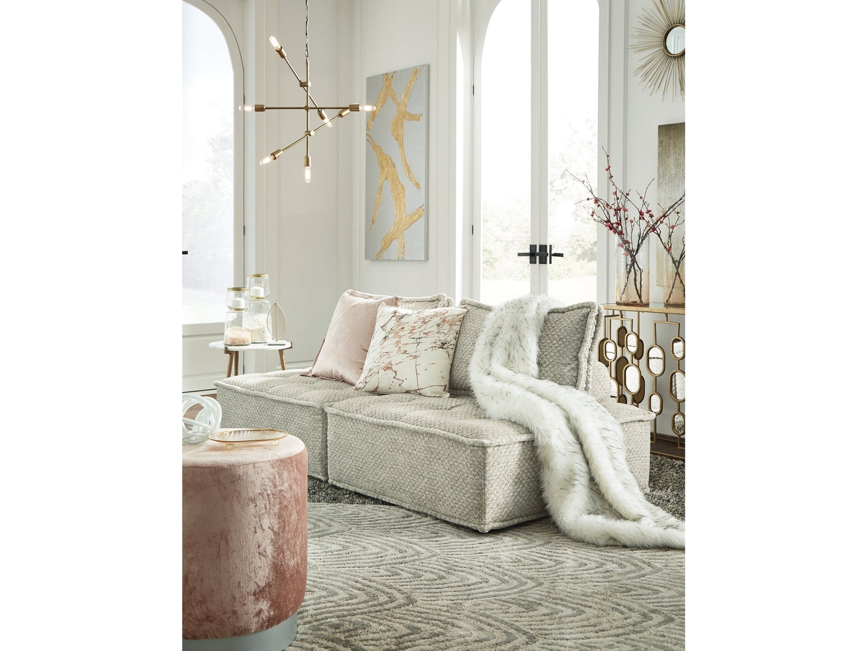 Bales Taupe 2-Piece Modular Seating (Online Special Price) - Ornate Home